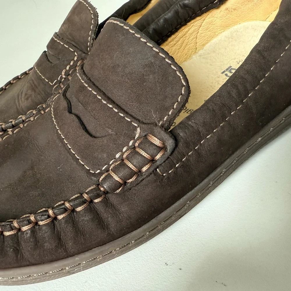 Primigi Kids Dark Brown Suede Moccasins